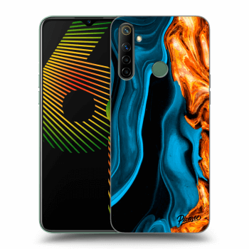 Hülle für Realme 6i - Gold blue