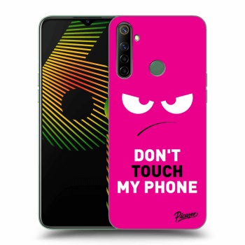 Picasee Realme 6i Hülle - Transparentes Silikon - Angry Eyes - Pink