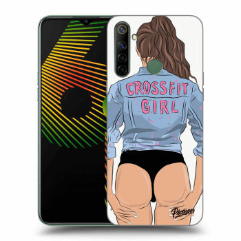 Picasee Realme 6i Hülle - Transparentes Silikon - Crossfit girl - nickynellow