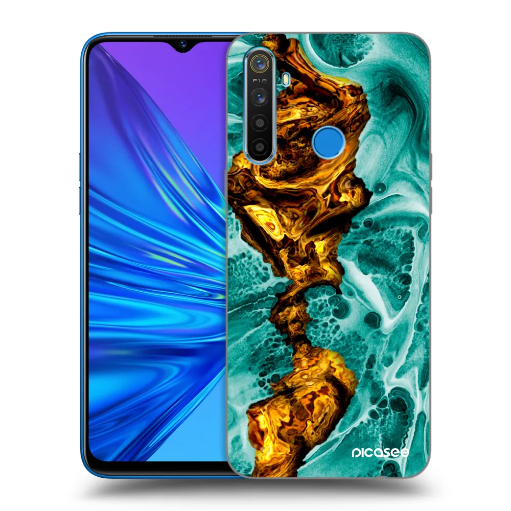 Picasee ULTIMATE CASE für Realme 5 - Goldsky