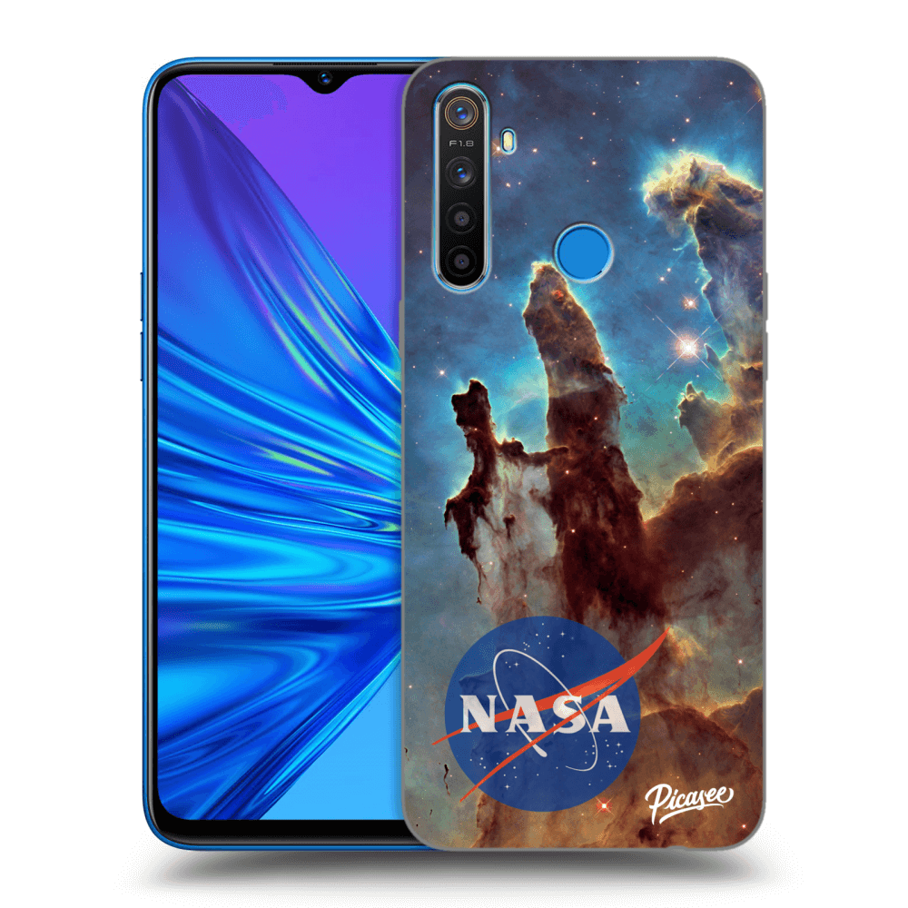 Picasee Realme 5 Hülle - Transparentes Silikon - Eagle Nebula
