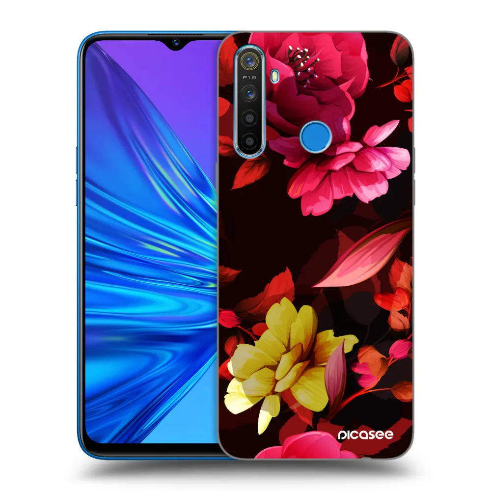 Picasee ULTIMATE CASE für Realme 5 - Dark Peonny