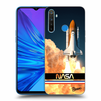 Picasee Realme 5 Hülle - Transparentes Silikon - Space Shuttle