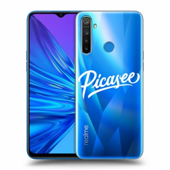 Picasee Realme 5 Hülle - Transparentes Silikon - Picasee - White