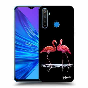 Hülle für Realme 5 - Flamingos couple