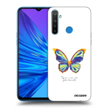 Hülle für Realme 5 - Diamanty White