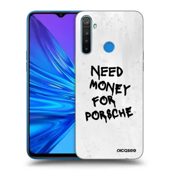Hülle für Realme 5 - White Dollar