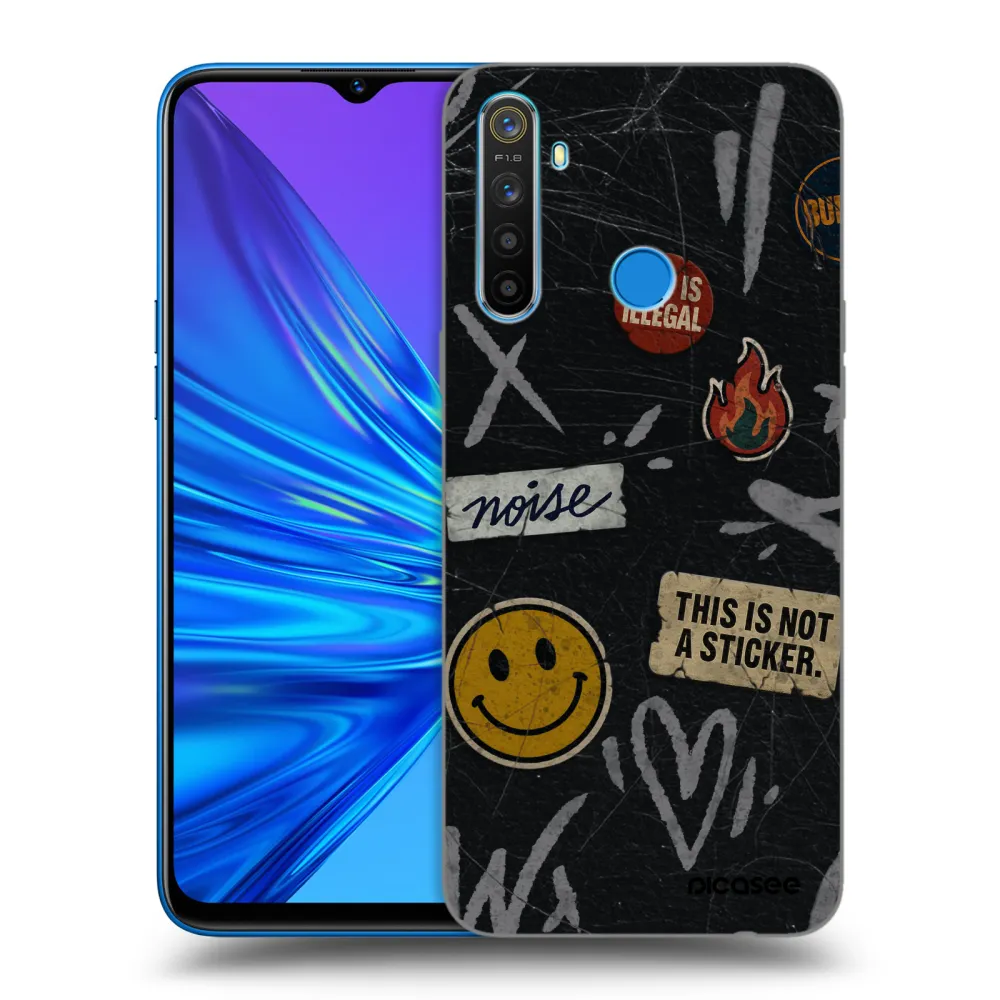 Picasee ULTIMATE CASE für Realme 5 - STICKERS x TAGS