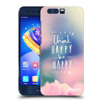 Picasee Honor 9 Hülle - Transparentes Silikon - Think happy be happy