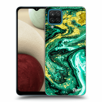 Hülle für Samsung Galaxy A12 A125F - Green Gold