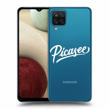 Picasee Samsung Galaxy A12 A125F Hülle - Transparentes Silikon - Picasee - White