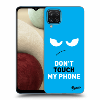 Hülle für Samsung Galaxy A12 A125F - Angry Eyes - Blue