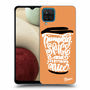 Hülle für Samsung Galaxy A12 A125F - Pumpkin coffee