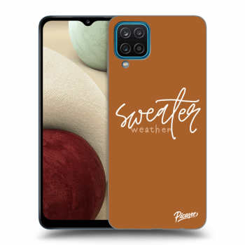 Picasee Samsung Galaxy A12 A125F Hülle - Transparentes Silikon - Sweater weather