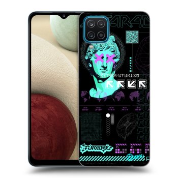 Picasee Samsung Galaxy A12 A125F Hülle - Schwarzes Silikon - RETRO