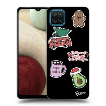 Hülle für Samsung Galaxy A12 A125F - Christmas Stickers