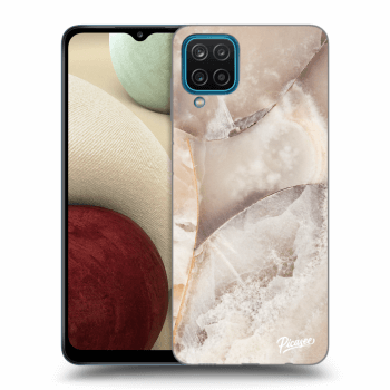 Hülle für Samsung Galaxy A12 A125F - Cream marble