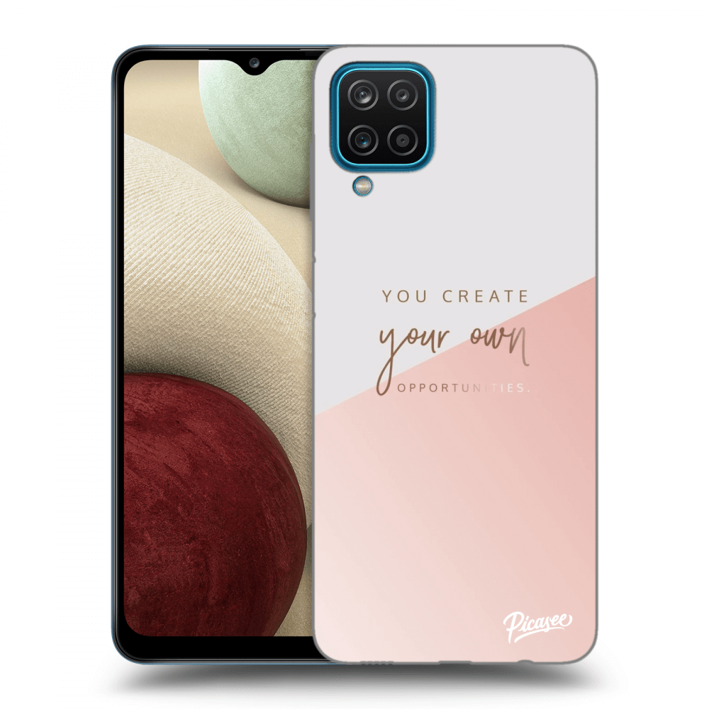 Picasee Samsung Galaxy A12 A125F Hülle - Transparentes Silikon - You create your own opportunities