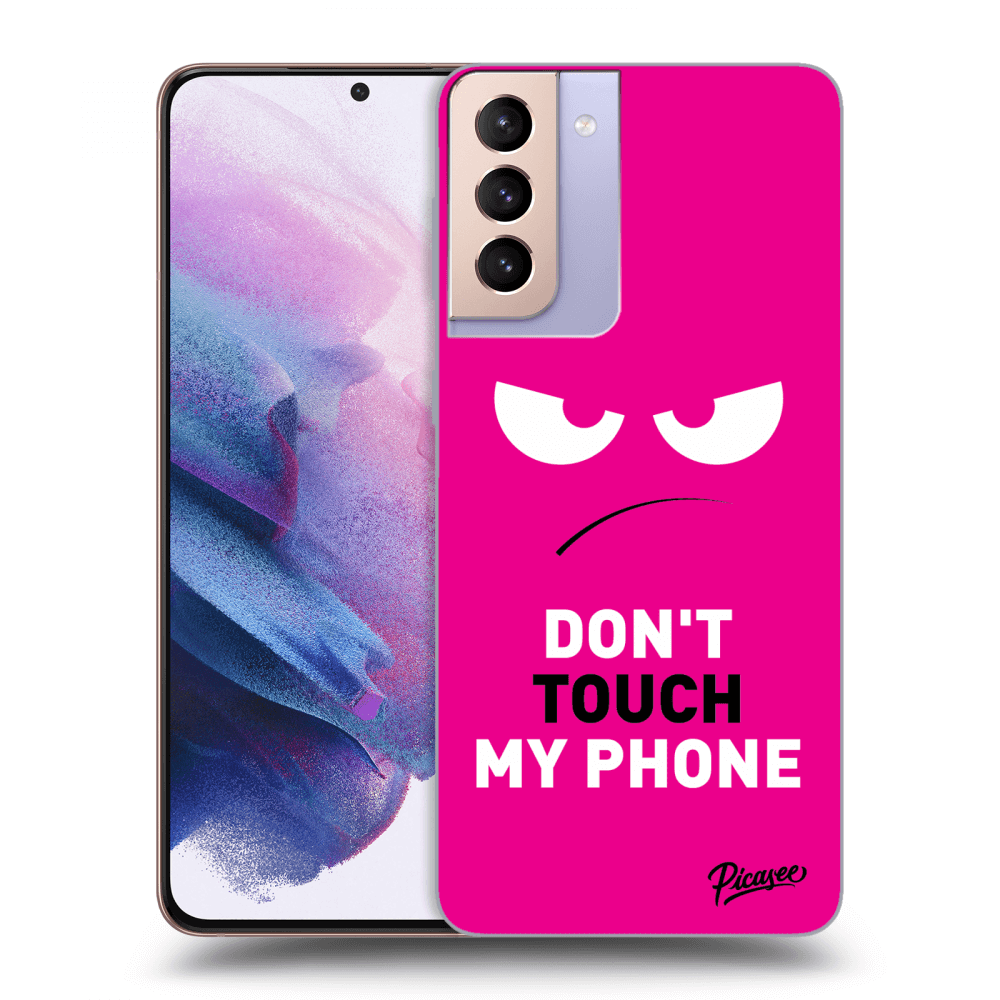 Picasee ULTIMATE CASE für Samsung Galaxy S21+ 5G G996F - Angry Eyes - Pink