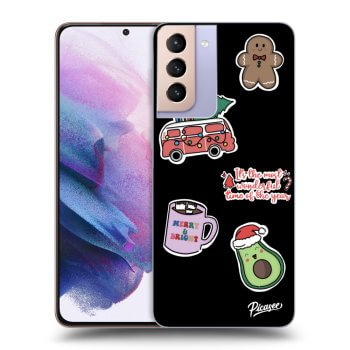 Picasee ULTIMATE CASE für Samsung Galaxy S21+ 5G G996F - Christmas Stickers