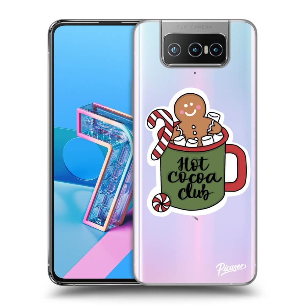 Picasee Asus Zenfone 7 ZS670KS Hülle - Transparentes Silikon - Hot Cocoa Club