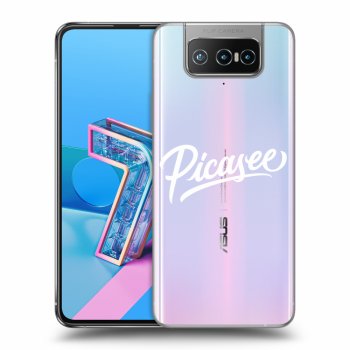Picasee Asus Zenfone 7 ZS670KS Hülle - Transparentes Silikon - Picasee - White