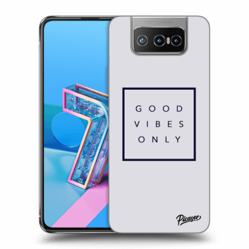 Picasee Asus Zenfone 7 ZS670KS Hülle - Transparentes Silikon - Good vibes only