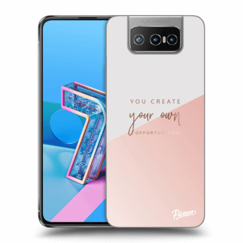 Picasee Asus Zenfone 7 ZS670KS Hülle - Transparentes Silikon - You create your own opportunities
