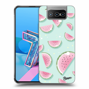 Picasee Asus Zenfone 7 ZS670KS Hülle - Transparentes Silikon - Watermelon 2