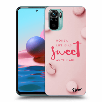 Picasee ULTIMATE CASE für Xiaomi Redmi Note 10 - Life is as sweet as you are