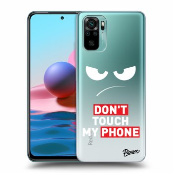 Picasee Xiaomi Redmi Note 10 Hülle - Transparentes Silikon - Angry Eyes - Transparent