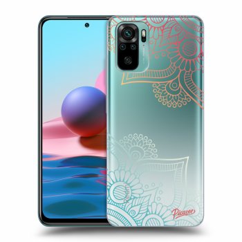 Picasee Xiaomi Redmi Note 10 Hülle - Transparentes Silikon - Flowers pattern