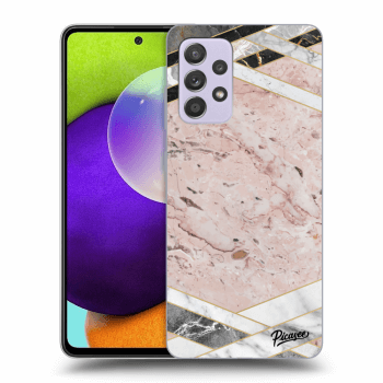 Hülle für Samsung Galaxy A52 A525F - Pink geometry