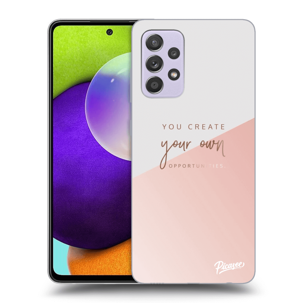 Picasee Samsung Galaxy A52 A525F Hülle - Schwarzes Silikon - You create your own opportunities