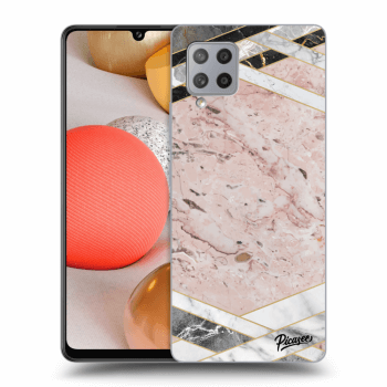 Picasee ULTIMATE CASE für Samsung Galaxy A42 A426B - Pink geometry