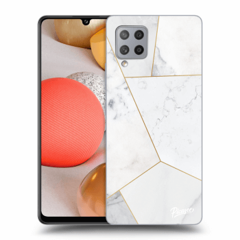 Hülle für Samsung Galaxy A42 A426B - White tile