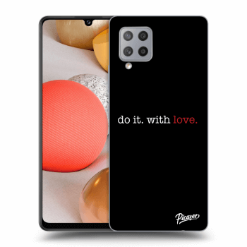 Picasee Samsung Galaxy A42 A426B Hülle - Transparentes Silikon - Do it. With love.