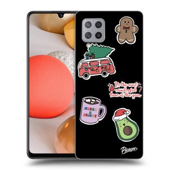 Picasee ULTIMATE CASE für Samsung Galaxy A42 A426B - Christmas Stickers