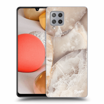 Hülle für Samsung Galaxy A42 A426B - Cream marble