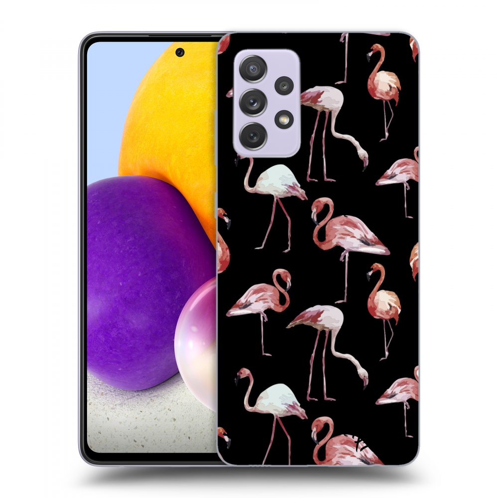 Picasee ULTIMATE CASE für Samsung Galaxy A72 A725F - Flamingos
