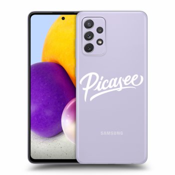 Picasee Samsung Galaxy A72 A725F Hülle - Transparentes Silikon - Picasee - White