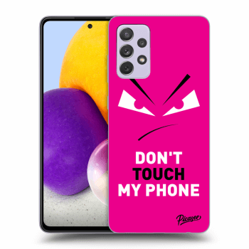 Hülle für Samsung Galaxy A72 A725F - Evil Eye - Pink