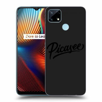 Picasee Realme 7i Hülle - Schwarzes Silikon - Picasee - black