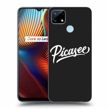 Picasee Realme 7i Hülle - Schwarzes Silikon - Picasee - White