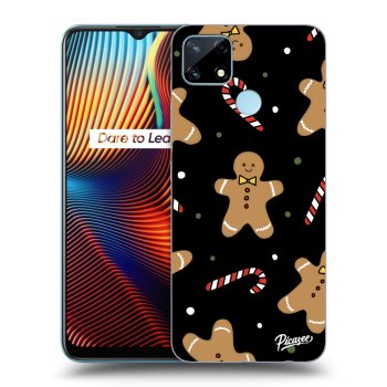Picasee Realme 7i Hülle - Schwarzes Silikon - Gingerbread