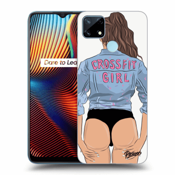 Picasee Realme 7i Hülle - Schwarzes Silikon - Crossfit girl - nickynellow