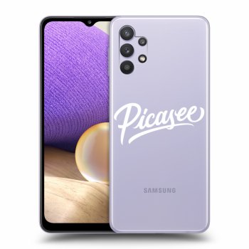 Picasee Samsung Galaxy A32 5G A326B Hülle - Transparentes Silikon - Picasee - White