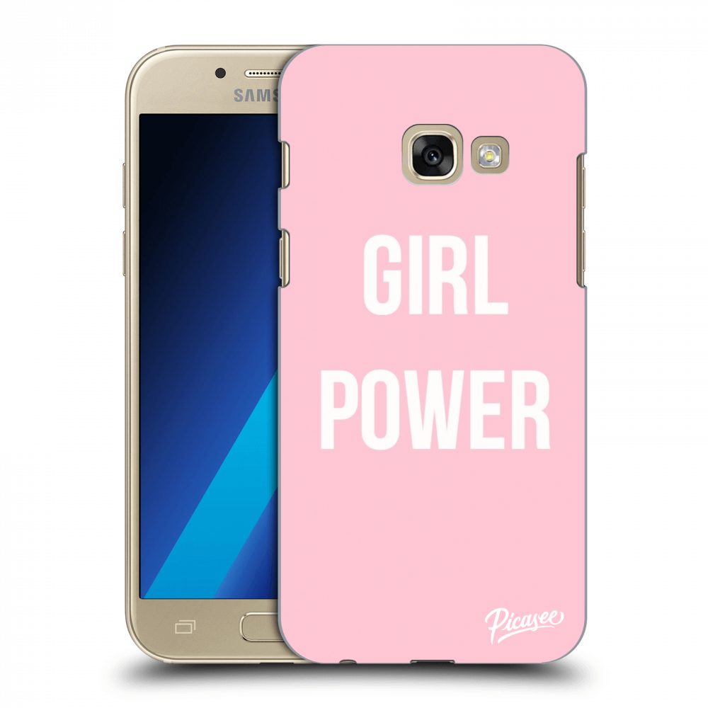 Picasee Samsung Galaxy A3 2017 A320F Hülle - Transparentes Silikon - Girl power