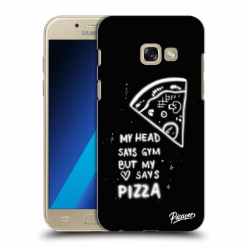 Picasee Samsung Galaxy A3 2017 A320F Hülle - Transparentes Silikon - Pizza