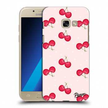 Picasee Samsung Galaxy A3 2017 A320F Hülle - Transparentes Silikon - Cherries